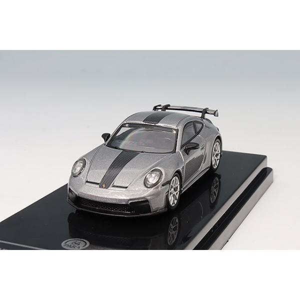 PARA64 1/64 ポルシェ 911 GT3 (992.2) GT 2025 シルバーメタリック 左
