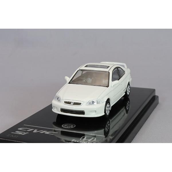 PARA64 1/64 ホンダ シビック EM1 1999 タフタホワイト VTI-R (右