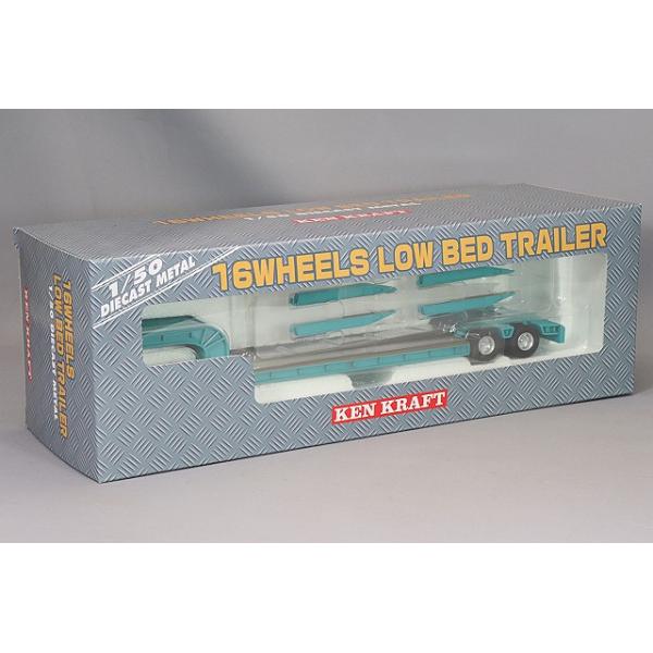 プラッツ/ケンクラフト 1/50 16輪 中低床重量物運搬用トレーラー