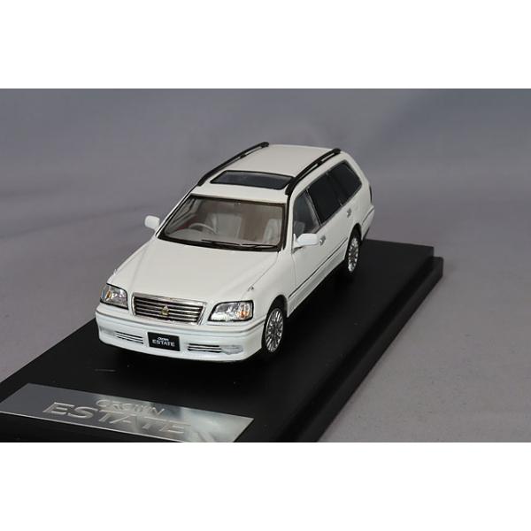 1/43 ハイストーリー　トヨタ　クラウンエステート　ミニカー　ホワイト ミニカーショップグローバル - 1/43 ハイストーリー トヨタ