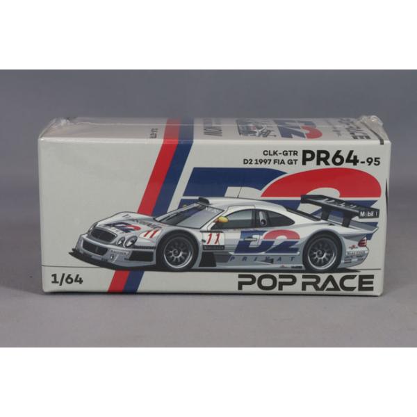 POP RACE 1/64 メルセデスベンツ CLK AMG GTR 1997 FIA GT D2 PRIVAT