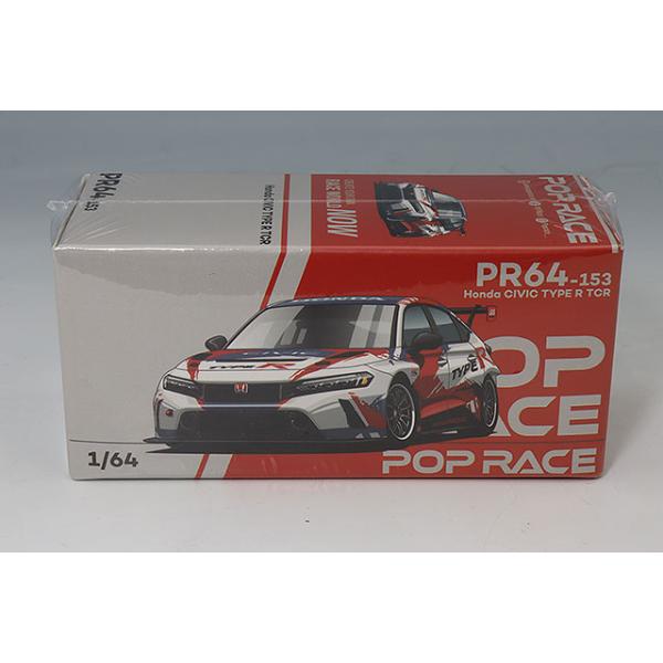 POP RACE 1/64 ホンダ シビック タイプ-R (FL5) TCR PRESENTATION