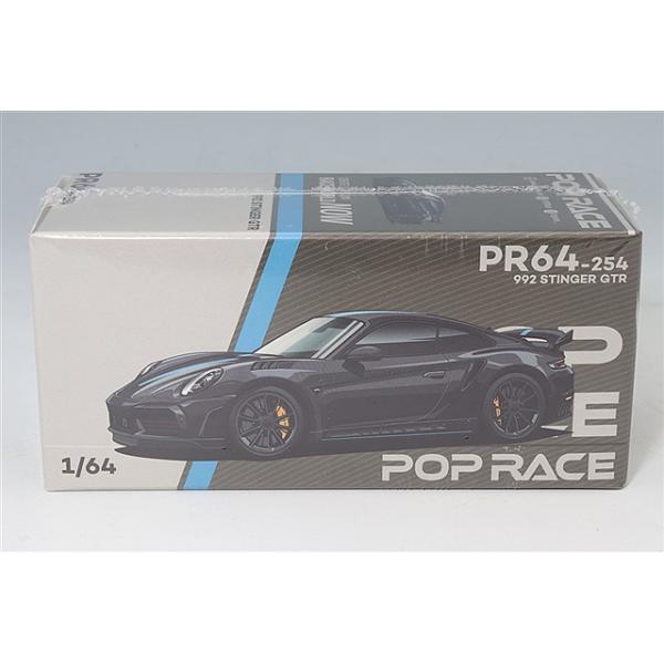 POP RACE 1/64 ポルシェ 992 スティンガー GTR カーボンエディション