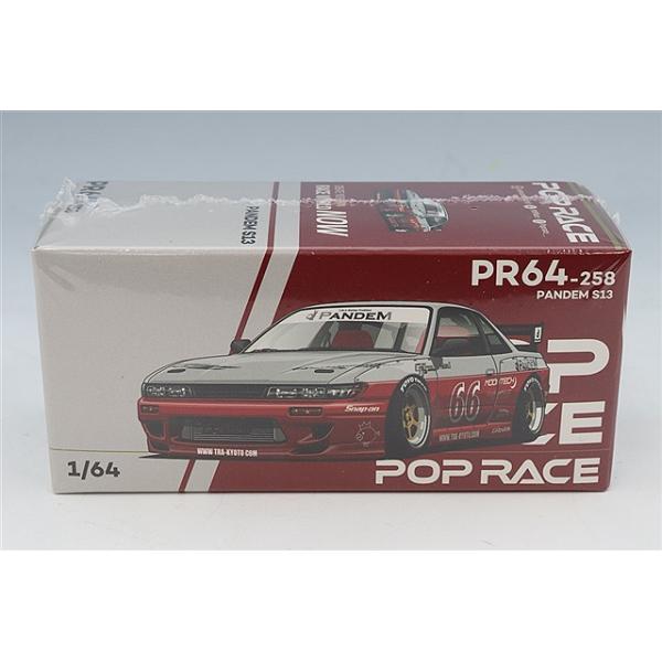 XCARTOYS x ポップレース 1/64 1087X パンデム S13 POP RACE 1/64 パンデム シルビア S13 