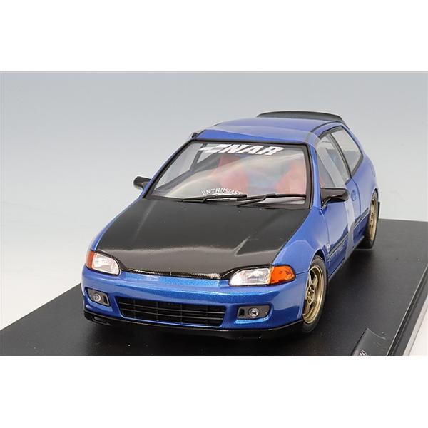 ソリド 1/18 ホンダ シビック (EG6) ソリドワークス 1991 ブルー