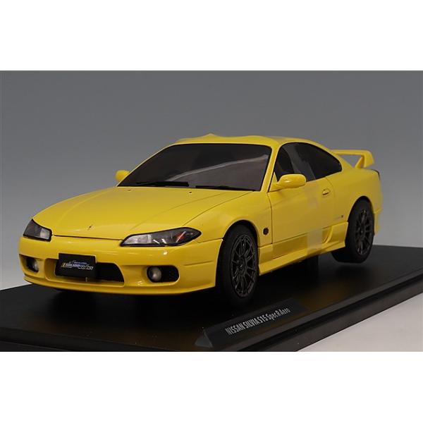ソリド 1/18 日産 シルビア S15 spec R エアロ 1999 イエロー : キッド