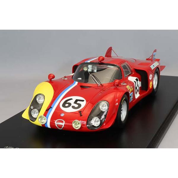 ミニカー/完成品 スパーク 1/18 アルファロメオ 33/2 1968 ルマン24H