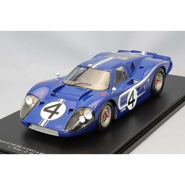 スパーク 1/18 フォード GT40 Mk IV 1967 ルマン24H #4 L.ラビー/D