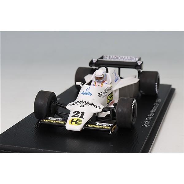スパーク 1/43 スピリット 101 1984 F1 サンマリノGP #21 M.バルディ