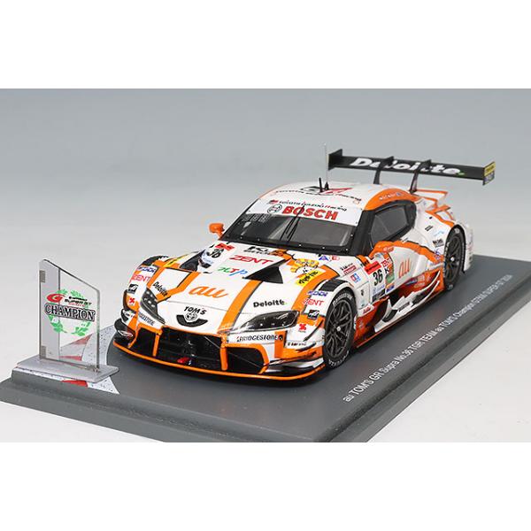 スパーク 1/43 au TOM'S GR スープラ TGR 2024 スーパーGT GT500 チャンピオン #36 坪井翔/山下健太 チャンピオンボード付