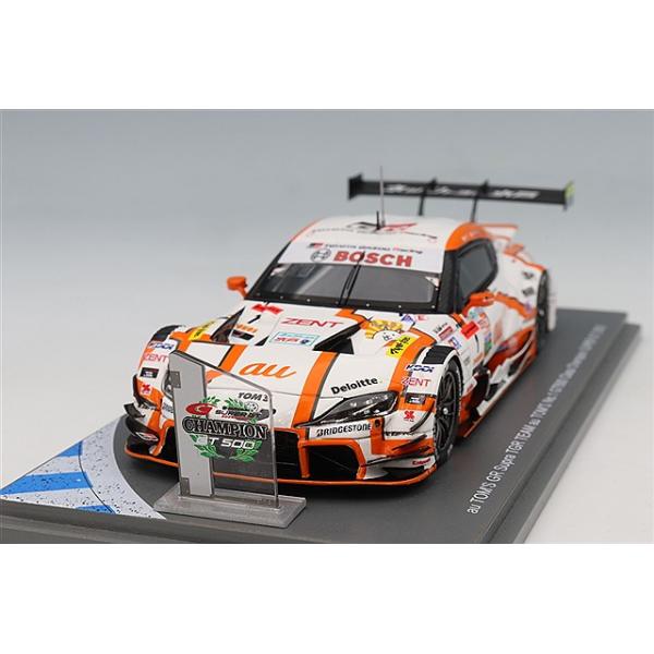 スパーク 1/43 au TOM'S GR スープラ TGR 2025 スーパーGT GT500 チャンピオン #1 坪井翔/山下健太 チャンピオンボード付