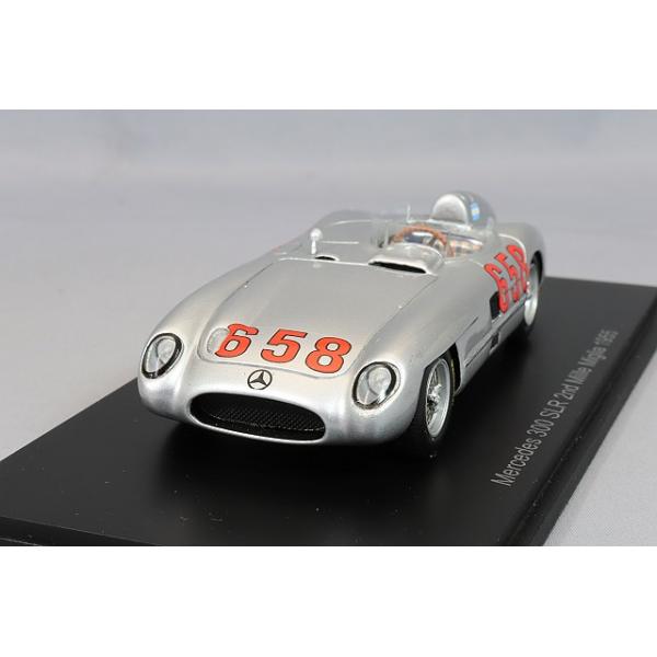 1/43 スパーク Mercedes Benz 300 SLR エアブレーキ作動 スパーク 1/43 メルセデスベンツ 300 SLR 1955 ミッレミリア