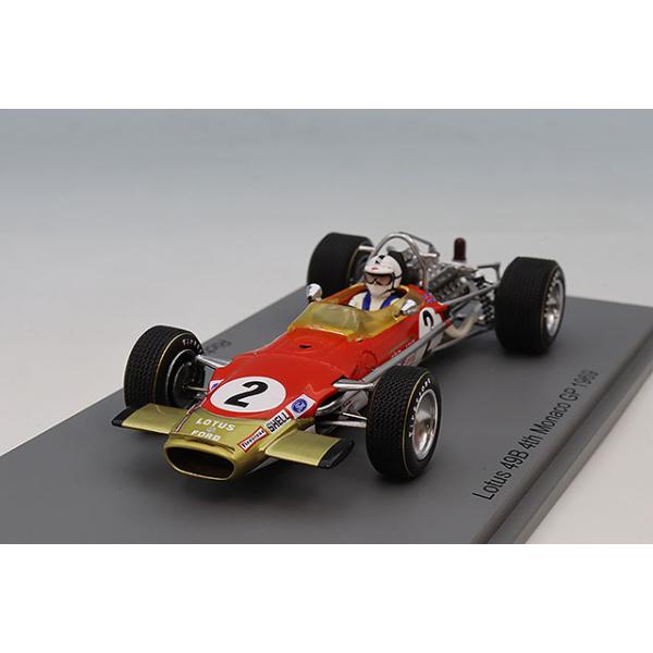 スパーク 1/43 ロータス 49B 1969 F1 モナコGP 4位 #2 R.アトウッド