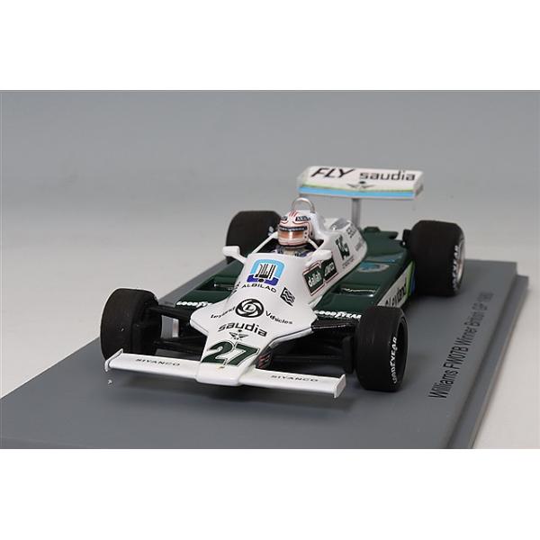 スパーク 1/43 ウィリアムズ FW07B 1980 F1 イギリスGP ウィナー #27 A
