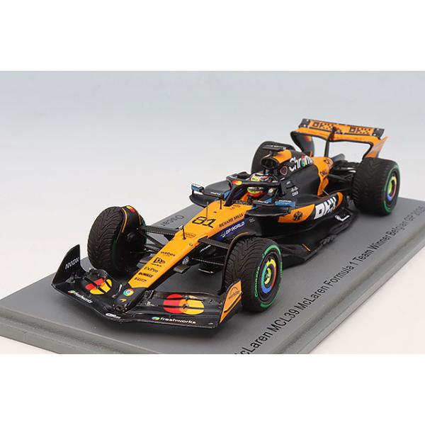 スパーク 1/43 マクラーレン MCL39 マクラーレン F1チーム ベルギーGP 2025 優勝 #81 O.ピアストリ レインタイヤ仕様
