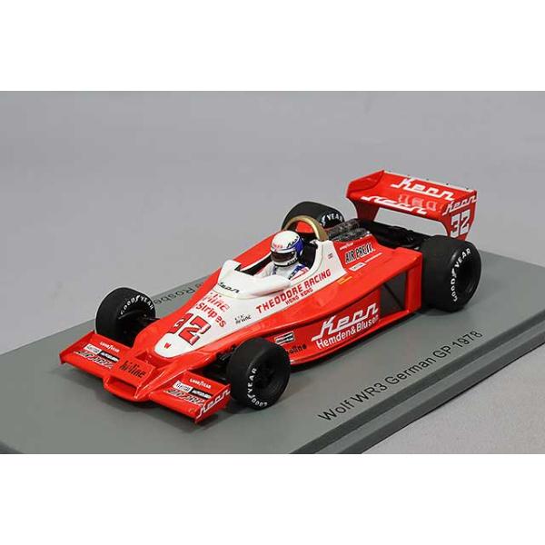 ミニカー/完成品 スパーク 1/43 ウルフ WR3 1978 ドイツGP #32 K.ロズベルグ