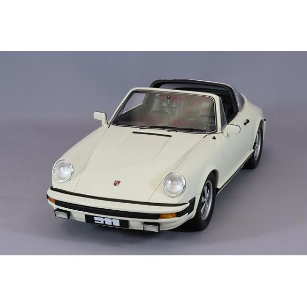 ミニカー/完成品 シュコー 1/18 ポルシェ 911 タルガ ホワイト レジン