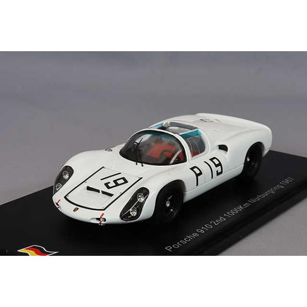 ミニカー/完成品 スパーク ナショナルモデル 1/43 ポルシェ 910 #19 2