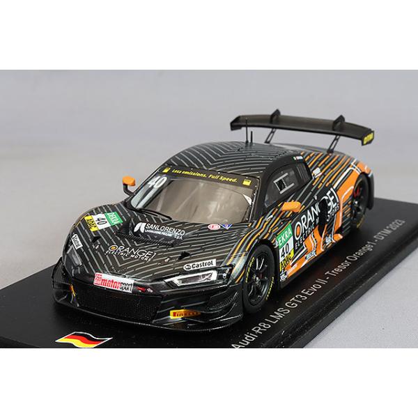 スパーク 1/43 アウディ R8 LMS GT3 Evo II #40 トレゾア オレンジ1