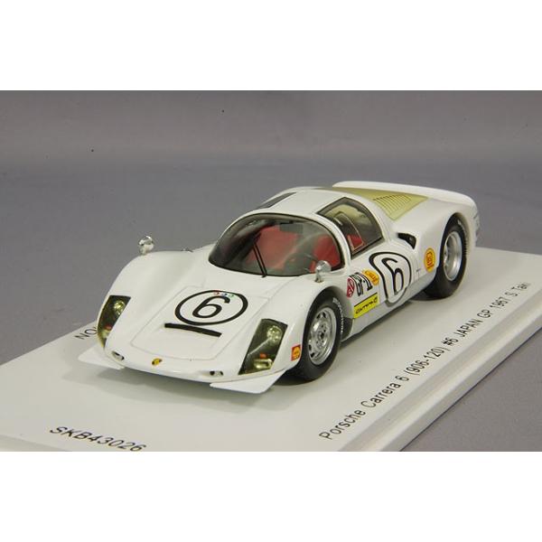 ミニカー/完成品 キッドボックス特注 スパーク 1/43 ポルシェ カレラ 6 906-120 1967 日本グランプリ #6 滝進太郎