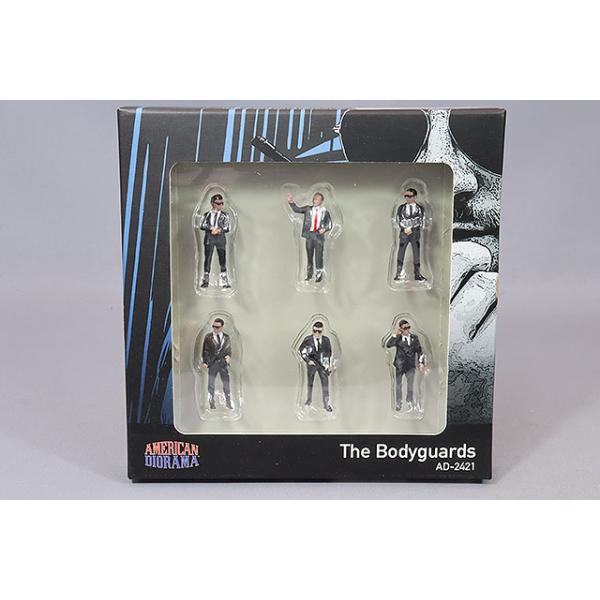 アメリカンジオラマ 1/64 フィギュア ボディーガード 6個セット
