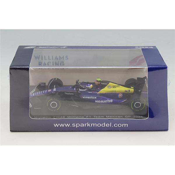 スパーク 1/64 ウィリアムズ F1チーム FW46 2024 F1 メキシコGP #43 F