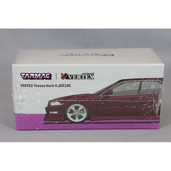 Tarmac 1/64 VERTEX トヨタ マーク II JZX100 パープルメタリック