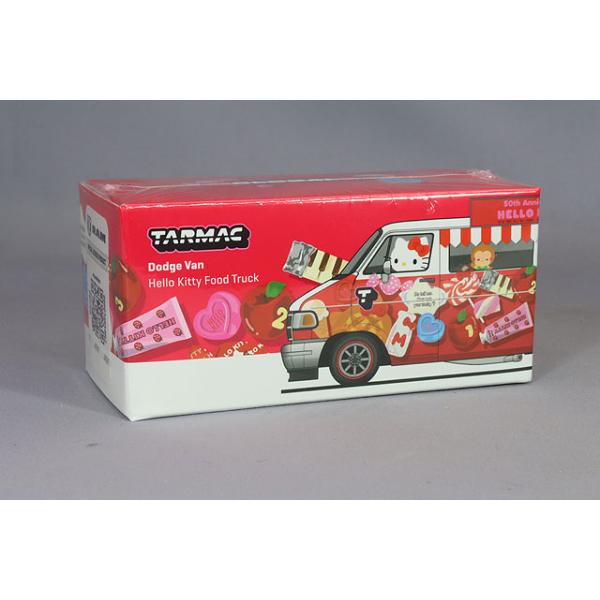 ターマックワークス - ダッジバン \"ハローキティ・フードトラック\" Tarmac Works 1/64 Dodge Van Hello Kitty Food Truck