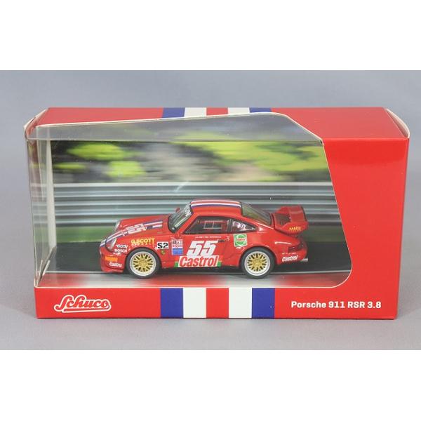 Tarmac x シュコー 1/64 ポルシェ 911 RSR 3.8 レッド : キッド