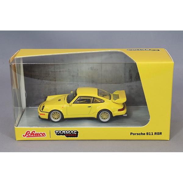 Tarmac x シュコー 1/64 ポルシェ 911 RSR 3.8 イエロー : キッド