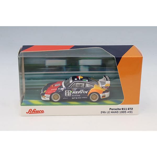 1/43 ポルシェ　GT2 Tarmac 1/64 ポルシェ 911 GT2 1995 ルマン24H #91 : キッドボックス