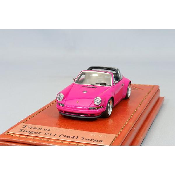タイタン64 1/64 シンガー 911 (964) タルガ ルビーストーンレッド