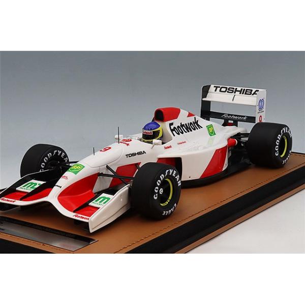 テクノモデル 1/18 フットワーク FA13 1992 F1 モナコGP #9 M.アルボレート ドライバーフィギュア付