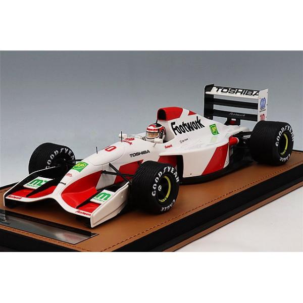 テクノモデル 1/18 フットワーク FA13 1992 F1 ベルギーGP #10 鈴木亜久里 レインタイヤ車 ドライバーフィギュア付