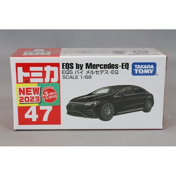 トミカ No.47 1/68 EQS バイ メルセデス-EQ ブラック : キッド