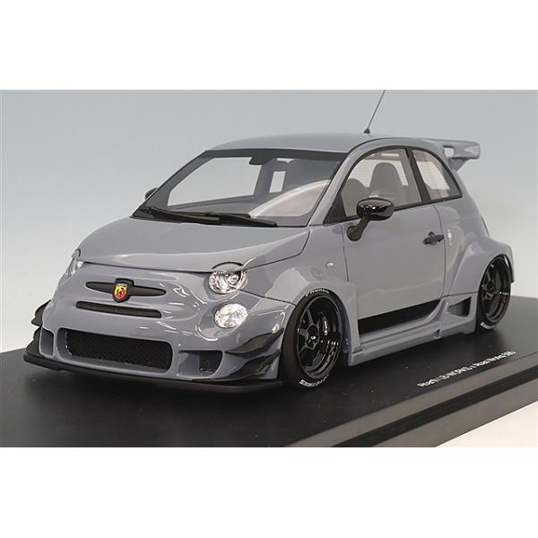 TOP SPEED 1/18 アバルト 595 LB-WORKS x Abas Works グレー : キッド