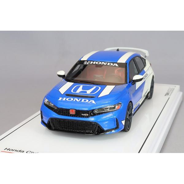 TSM 1/43 ホンダ シビック タイプR 2023 #3 ペースカー ブルー