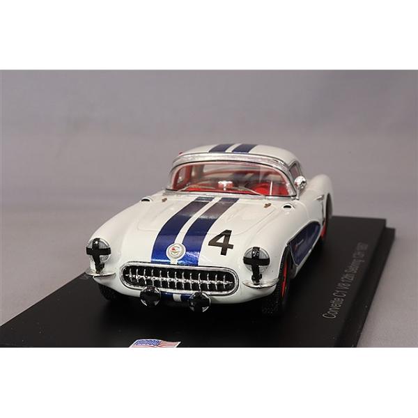 スパーク 1/43 シボレー コルベット C1 V8 1957 セブリング12H 4位 #4