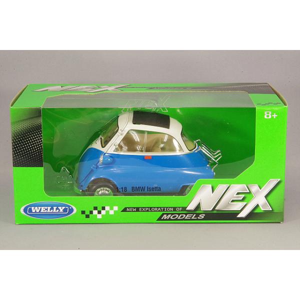 ミニカー/完成品 WELLY 1/18 BMW イセッタ ブルー 再入荷 : キッド