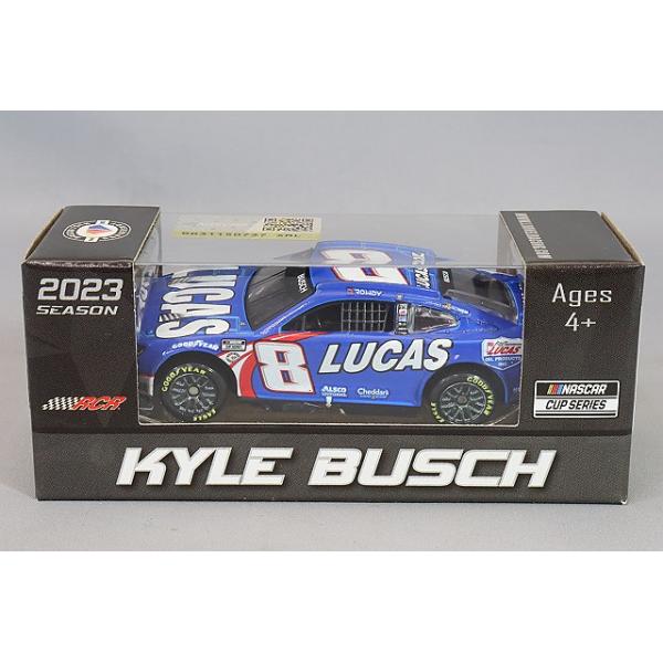 ライオネルレーシング 1/64 シボレー カマロ "LUCAS OIL" 2023 NASCAR パラ カジノ 400 ウィナー #8 K.ブッシュ