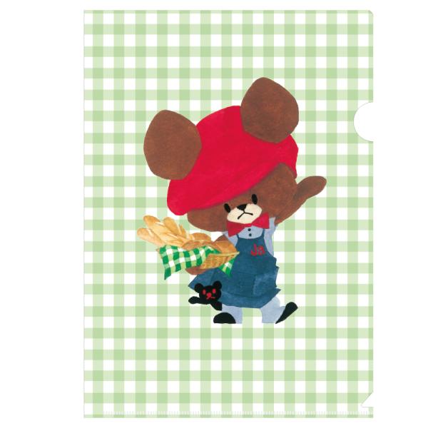 クリアファイル　くまのがっこう ジャッキーズマルシェ限定