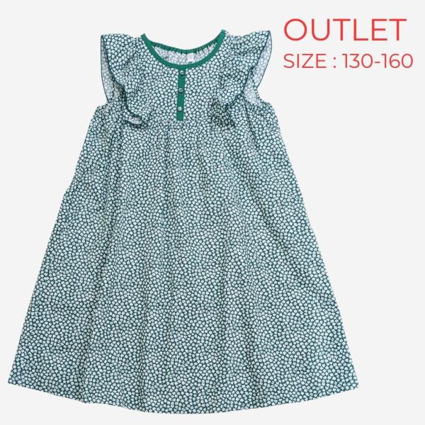アウトレット outlet 安い キッズ 女の子 子供服 花柄 ワンピース 130  