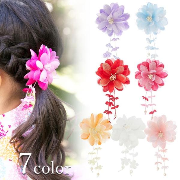 大人気商品 浴衣 着物髪飾りに 和柄リボンとお花のヘアクリップ 着物髪飾り 浴衣 七五三 ヘアピン Www Dompetdanaumat Com