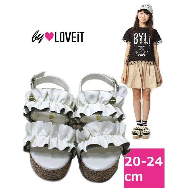 バイラビット 通販 厚底サンダル 夏 かわいい おしゃれ フリル cm 21cm 22cm 23cm 24cm 子供服 キッズ ジュニア 女の子 セール 50 Off 半額 Sale By L チャイルドブティック くれよん 通販 Yahoo ショッピング