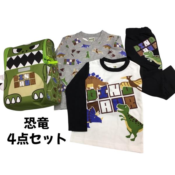 中古 子供服 男の子 110、120、130cm まとめ売り 福袋 2025 100cm 110cm 120cm 130cm 恐竜 キッズ 男の子 服 春物