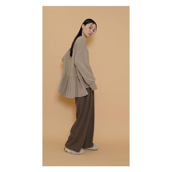 CYAN tokyo ラウンドギャザーウォームドルマンTOPS CYAN TOKYO | ラウンドギャザーウォームドルマンTOPS | F・O・B STORE