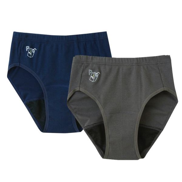 ●ジュニアサニタリーショーツです●マチ部ブラック●マチの部分に羽根が隠せます●消臭加工●ナプキンの音が響きにくい生地を使っています●内ポケットがついているので予備ナプキンを収納できますサイズ：150・160素材：本体…綿100％　　　　裏マ...