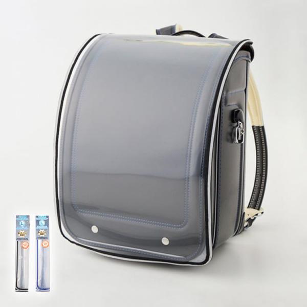 まもるちゃん 反射透明  ランドセルカバー  Lサイズ