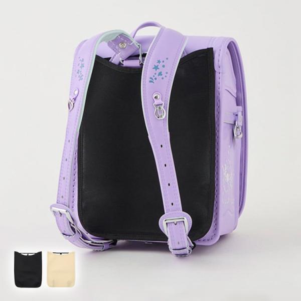 背パッド ランドセル用　抗菌 防臭 女の子 男の子  黒 ベージュ  洗濯可能　ランドセル快適グッズ　汗　背中　通気　メッシュ