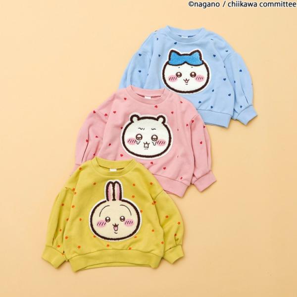 アニメちいかわ さがらトレーナー 80-140cm キッズ 子供服 長袖 男の子 女の子 apres les cours アプレレクール K 新作 2603 74